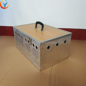 Cage de transport pour pigeons en acier inoxydable à 4 trous / <span class=keywords><strong>caisse</strong></span> / boîte - Product Image 1