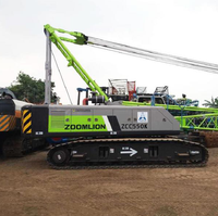 Chinesischer Gitter ausleger kran ZOOMLION ZCC1300 130 Tonnen Raupen kran mit guter Leistung