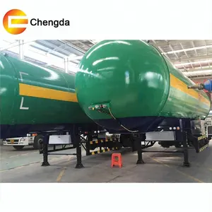 Cimc fudeng chengda modell 3 achsen gas transport 61, 9 m3 sattel anhänger für lpg