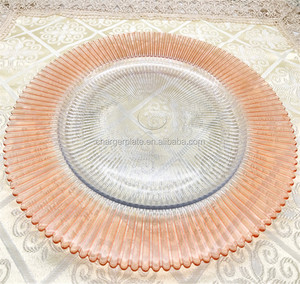 <span class=keywords><strong>Sottopiatti</strong></span> in Vetro Dorato per Decorazioni Matrimoniali, Vendita all'Ingrosso - Product Image 4