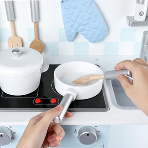 การศึกษาตลกทำอาหาร Cooking ไม้ขนาดใหญ่เล่นชุดของเล่นไม้ของเล่นชุดของเล่น