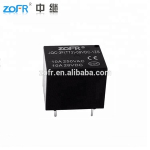 Gelbe Farbe HK Relais Rohr Verpackung JQC-3FF PCB 12V T73 Relais