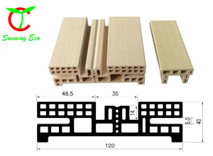 compositefir prueba Fácil instalación <span class=keywords><strong>de</strong></span> marco <span class=keywords><strong>de</strong></span> puerta impermeable pintura <span class=keywords><strong>interior</strong></span> <span class=keywords><strong>de</strong></span> pvc o laminuate marco <span class=keywords><strong>de</strong></span> la puerta - Product Image 3
