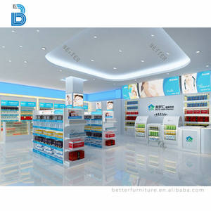 Retail Pharmacy Shop Interior Design Medical Store Furniture <strong>Display</strong> Rack - Product Image 2