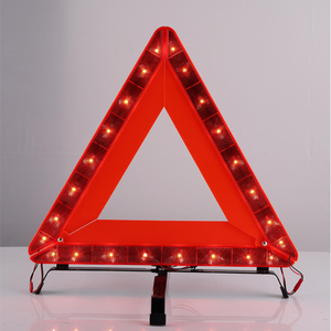 Emergency Road Auto Vrachtwagen Waarschuwing Driehoek Met Led