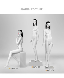 Maniquí femenino abstracto <span class=keywords><strong>de</strong></span> fibra <span class=keywords><strong>de</strong></span> vidrio modelo <span class=keywords><strong>de</strong></span> mujer blanca <span class=keywords><strong>de</strong></span> <span class=keywords><strong>cuerpo</strong></span> <span class=keywords><strong>completo</strong></span> <span class=keywords><strong>de</strong></span> alta calidad para exhibición <span class=keywords><strong>de</strong></span> ventana <span class=keywords><strong>de</strong></span> ropa - Product Image 4