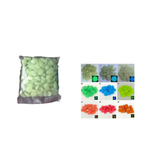 2025 New Products Aquarium Decorative Blue Color Glow in the <strong>Dark</strong> <strong>Pebble</strong> Luminous <strong>Stone</strong> for Path Fish tank Garden Landscape