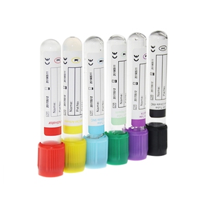 10 cm açık pet sarı üst kan testi tüpü - Product Image 3