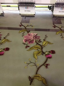 Hefeng เครื่องเย็บปักถักร้อยหัวแบนความเร็วสูง9เข็ม22หัว1200รอบต่อนาที - Product Image 3