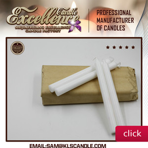 White candle 10inch/velas - Product Image 2