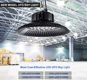 50W 100W 150W 200W LED High Bay Light Factory Light <strong>Cheap</strong> LED UFO <strong>Lamp</strong> for Warehouse Ceiling Workshop Garage Industrial Lighting - Product Image 2