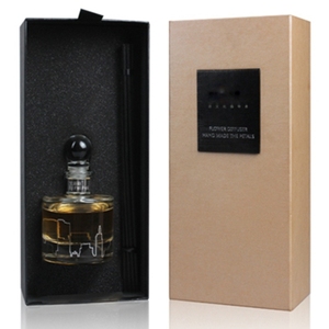 Diffuseur de rosée aromatique, diffuseur de bâton noir avec verre, de couleur noire - Product Image 1