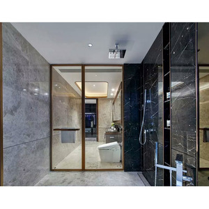 Sans soudure or blanc veine <span class=keywords><strong>de</strong></span> plancher foncé brun nero <span class=keywords><strong>saint</strong></span> <span class=keywords><strong>laurent</strong></span> marbre - Product Image 6