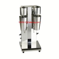 Paslanmaz çelik ticari çift bardak Milk Shake makinesi