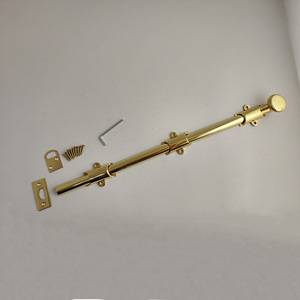 Hight qualità di Stile Tradizionale Stile Superficie di Sicurezza della Porta di proiezione a filo bulloni per il doppio porte In Ottone Massiccio