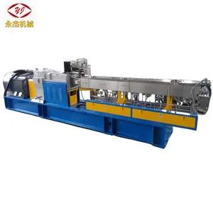 China Nanjing twin screw plastic extrusion granulator machine