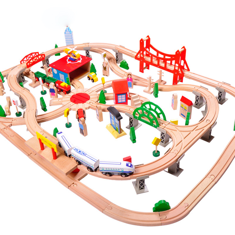 Набор поездов, 8 лет, деревянные образовательные игрушки «сделай сам»