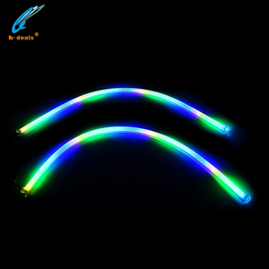 B-セールWaterproof <span class=keywords><strong>led</strong></span>柔軟な<span class=keywords><strong>drl</strong></span>ターンシグナルライトRGBW色chaisng 60センチメートルためuniversial車 - Product Image 3