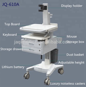<span class=keywords><strong>Chariot</strong></span> d'hôpital JQ-610C un <span class=keywords><strong>chariot</strong></span> mobile d'infirmière médicale avec le système informatique pour les pharmacies mobiles et les <span class=keywords><strong>soins</strong></span> à distance - Product Image 6