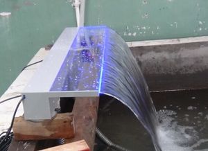 Cascade en acrylique avec barre lumineuse LED RVB pour <span class=keywords><strong>jardin</strong></span>, étang, cascade et piscine, spa, élément aquatique - Product Image 2