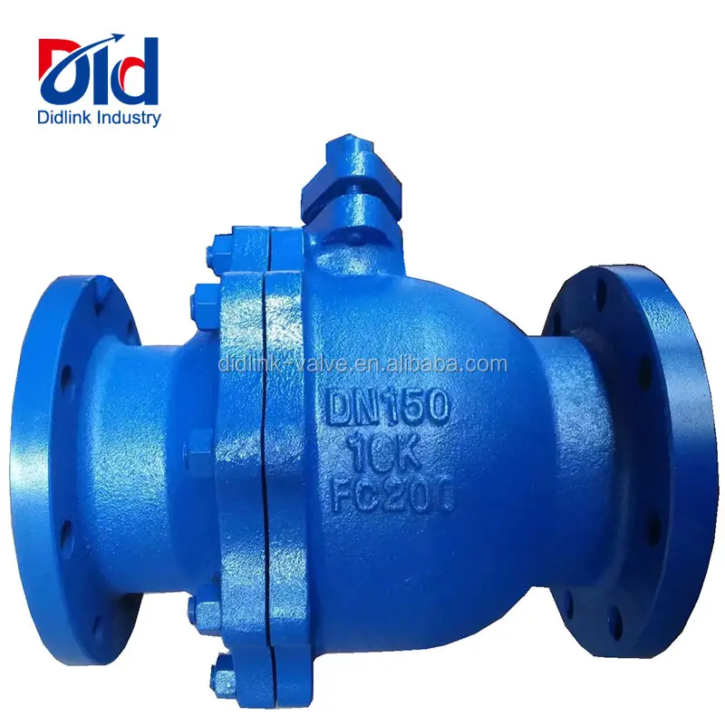 औद्योगिक Flanged नमनीय आयरन स्टील DN150 10 K FG200 गेंद वाल्व के लिए तेल