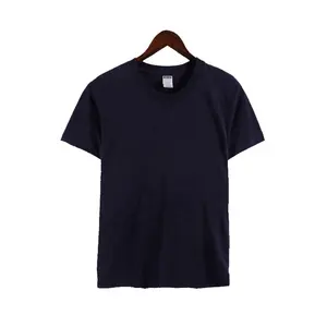 Tùy Chỉnh Thiết Kế Logo Casual T Áo Sơ Mi Trống Đồng Bằng Mens Cotton Letter In Đen Bông T Áo Sơ Mi