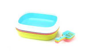 Durable portable Cleaning semi-enclosed indoor cat toilet litter cat box - Product Image 3