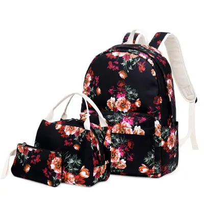 Fashionable backpack school lunch bag 3 pcs kids,bagpack for school 3yrs old boys with lunch bag