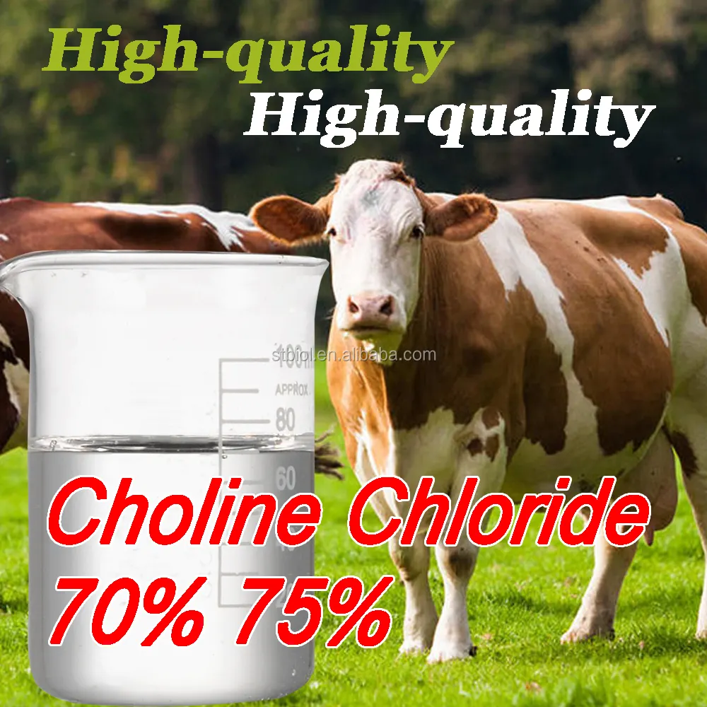 Chất Lỏng Phụ Gia Thức Ăn Gia Súc Choline Chloride 70% 75%