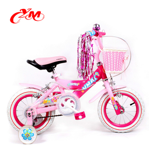 Alibaba heißer Verkauf neues Design 12 Zoll faltbares Kinder fahrrad/Mädchen rosa Fahrrad mit weißem Reifen/einfaches Faltrad