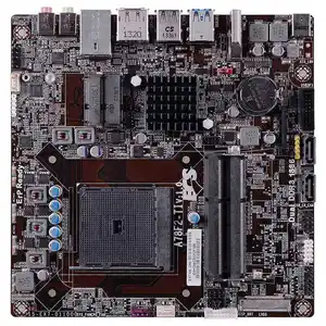 모조리 fm2 마더 보드 amd-AMD 미니 ITX 마더 보드 A78F2-TI FM2 A78 칩셋 지원 AMD 시리즈, E 시리즈 프로세서 100% 솔리드 커패시터