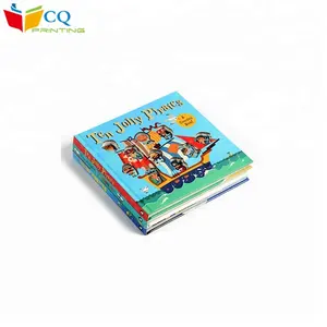 Interesting Small children cardboard story board book printing with lowest price made in guangzhou direct factory