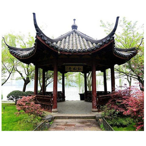 Kit <span class=keywords><strong>de</strong></span> Pérgola <span class=keywords><strong>de</strong></span> Madera para Jardín Chino - Pabellón Tradicional Prefabricado para Casa <span class=keywords><strong>de</strong></span> Té al Aire Libre y Jardín Zen - Product Image 4