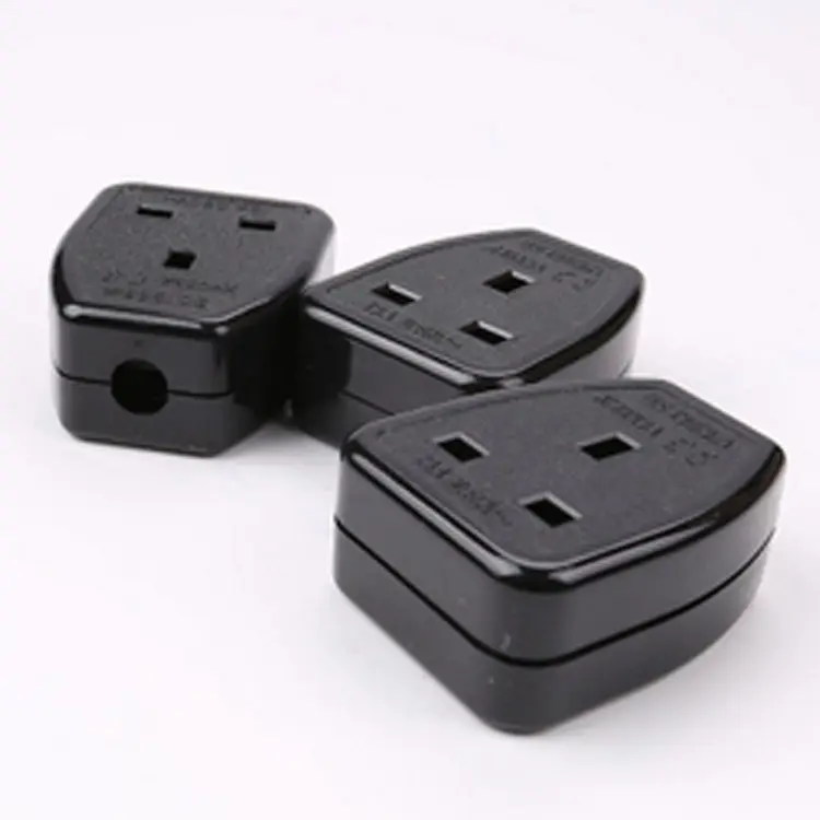 BS1363 3pin uk female mother electrical power socket for extension cable use 13A