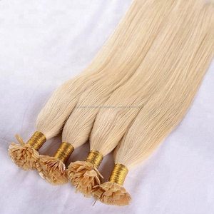 <span class=keywords><strong>Natural</strong></span> del pelo humano #613 color ruso trama extensiones de <span class=keywords><strong>cabello</strong></span> de punta plana 8-32 "<span class=keywords><strong>en</strong></span> la acción - Product Image 5