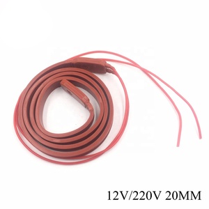 180W 12V Điện Sưởi Ấ<span class=keywords><strong>m</strong></span> Yếu Tố Linh Hoạt Silicone Cao Su Strip Nóng Cho Ống - Product Image 3