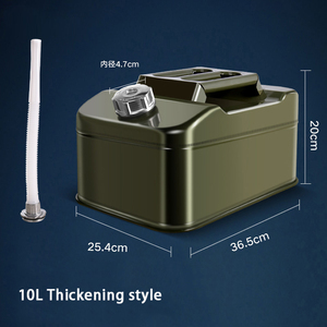 공장 가격 도매 휴대용 빈 오일 드럼 플라스틱 금속 오토바이 트랙터 예비 연료 배럴 탱크 - Product Image 4