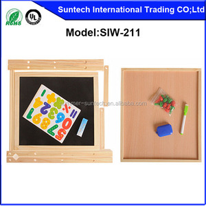 Set di Giocattoli per Disegno con Lavagna Magnetica in Legno Decorativa per Bambini da Interni Suntech - Product Image 4