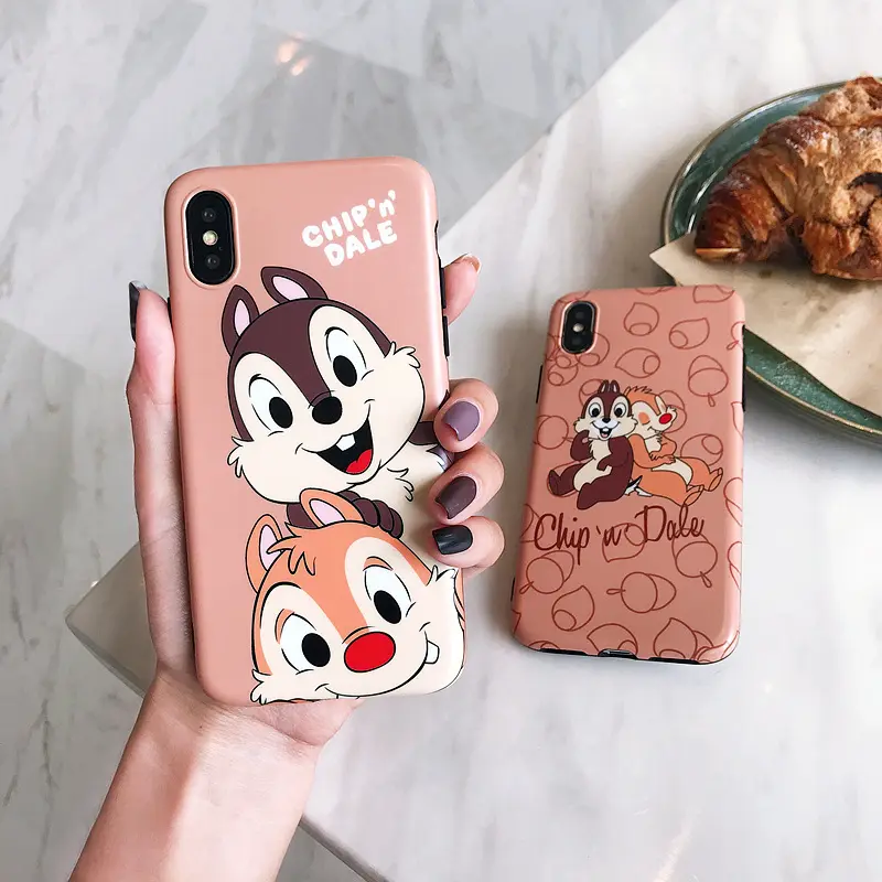 Nuttig Soft Glossy Leuke Cartoon Dier Mobiele Telefoon Protector Case Nieuwe Komende Voor Iphone 8 Imd Antishock Mobiele Telefoon Case custom