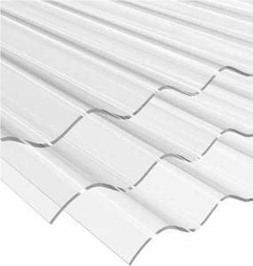 1.2ミリメートルPolycarbonate波形プラスチックシートの屋根