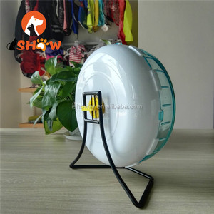 Interaktif PP Hamster ses geçirmez çalışan tekerlek tutucu ile küçük hayvan Hamster marmot groundhog çalışan tekerlek - Product Image 6