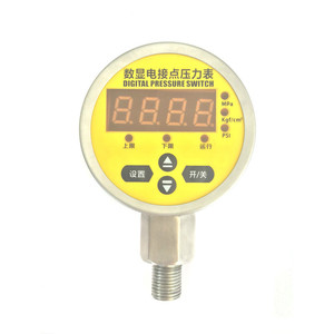 Electronic protection 4 digit LED display digital MPa pressure gauge