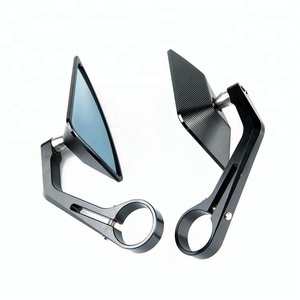 CNC En Aluminium <span class=keywords><strong>Poignée</strong></span> Scooter Rétroviseur D'embout de Guidon Miroir - Product Image 4