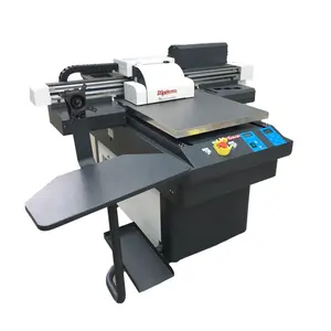 Multicolor halaman dan kartu pemakaian printer foto printersceramic ubin flatbed printing mesin 6090V