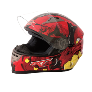 オートバイヘルメットカバーロックセーラームーンミニレーシング金属フレーク革自転車ヘルメット