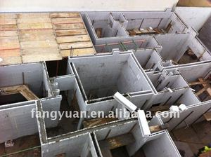 Fangyuan eps फोम प्लेट कंक्रीट थर्मोकोल ब्लॉक बनाने मोल्डिंग मशीन