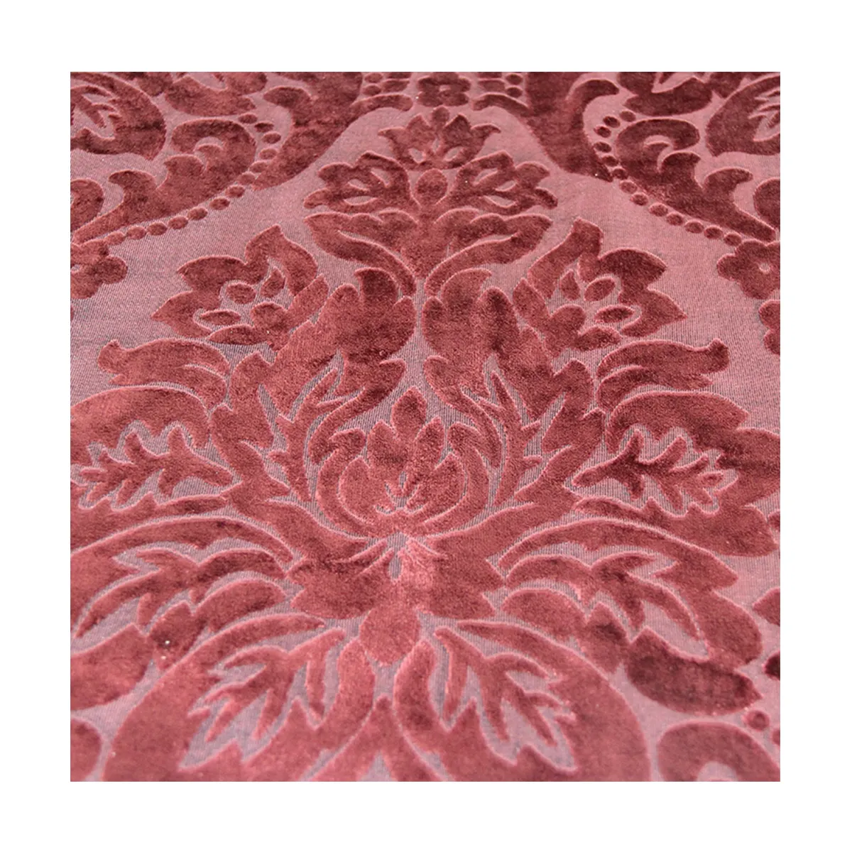 Jacquard damask velvet upholstery fabric for curtain