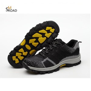 Certificato di sport puntale in acciaio <span class=keywords><strong>scarpe</strong></span> di sicurezza estate di protezione in gomma a prova di Moneta Falsa permeabile all'aria - Product Image 2