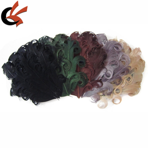 Vintage inspired <strong>nagorie</strong> <strong>curly</strong> <strong>feather</strong> <strong>pad</strong> for headbands Fucun hats hair clips for hair and accessories - Product Image 2