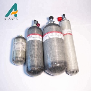 Appareil respiratoire à air comprimé ALSAFE 45oopsi/300bar en fibre <span class=keywords><strong>de</strong></span> carbone composite, bouteille <span class=keywords><strong>de</strong></span> <span class=keywords><strong>plongée</strong></span> - Product Image 5